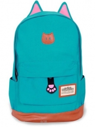 Стильный рюкзак кот. Голубой. PO19(3)
